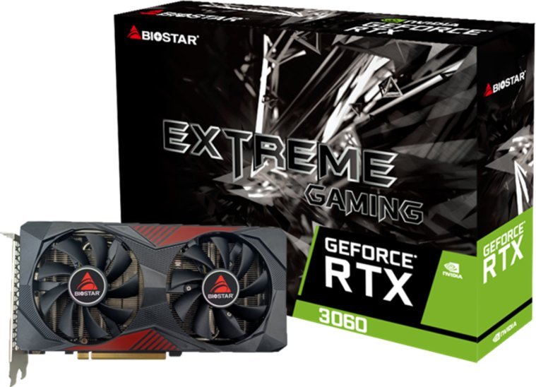 BIOSTAR RTX 3060 12GB graphics card
