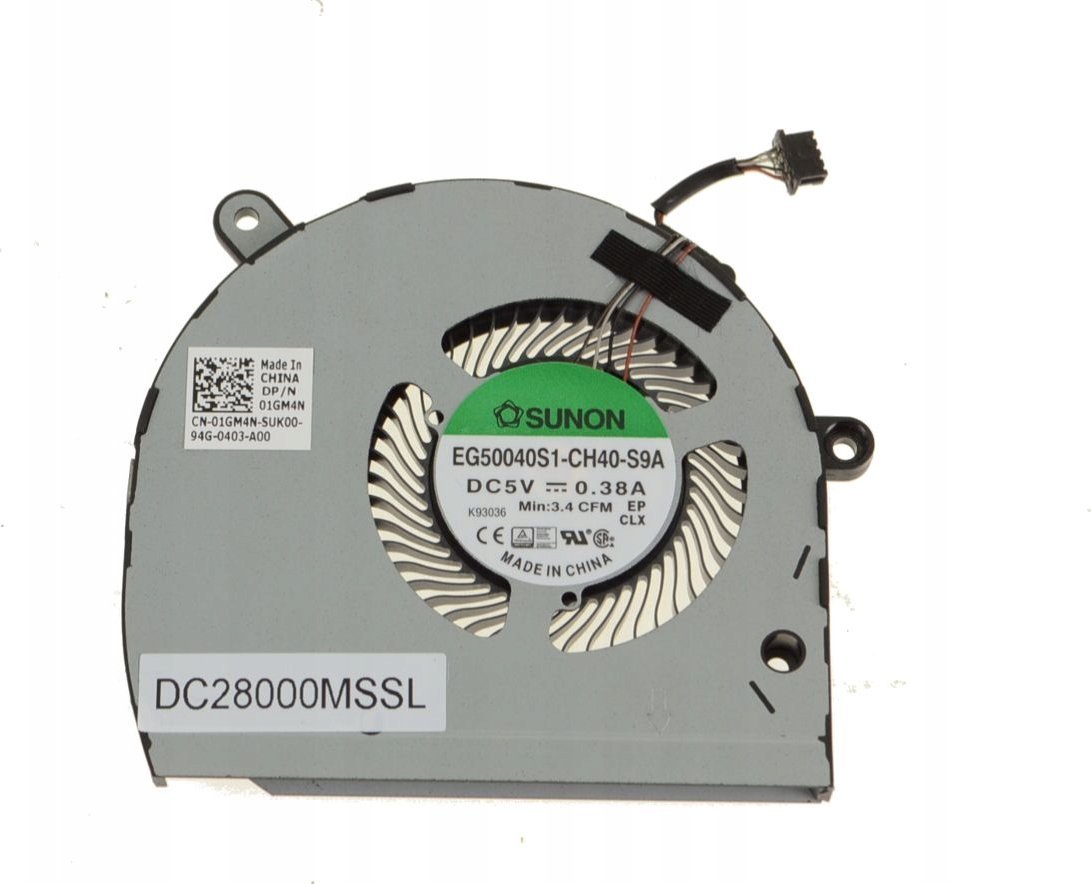 Dell CPU Cooling Fan U Type
