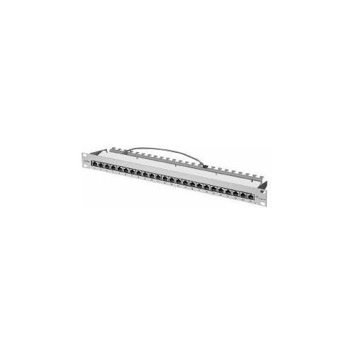 Patch panel 19" 24xRJ45 ekranowany Cat