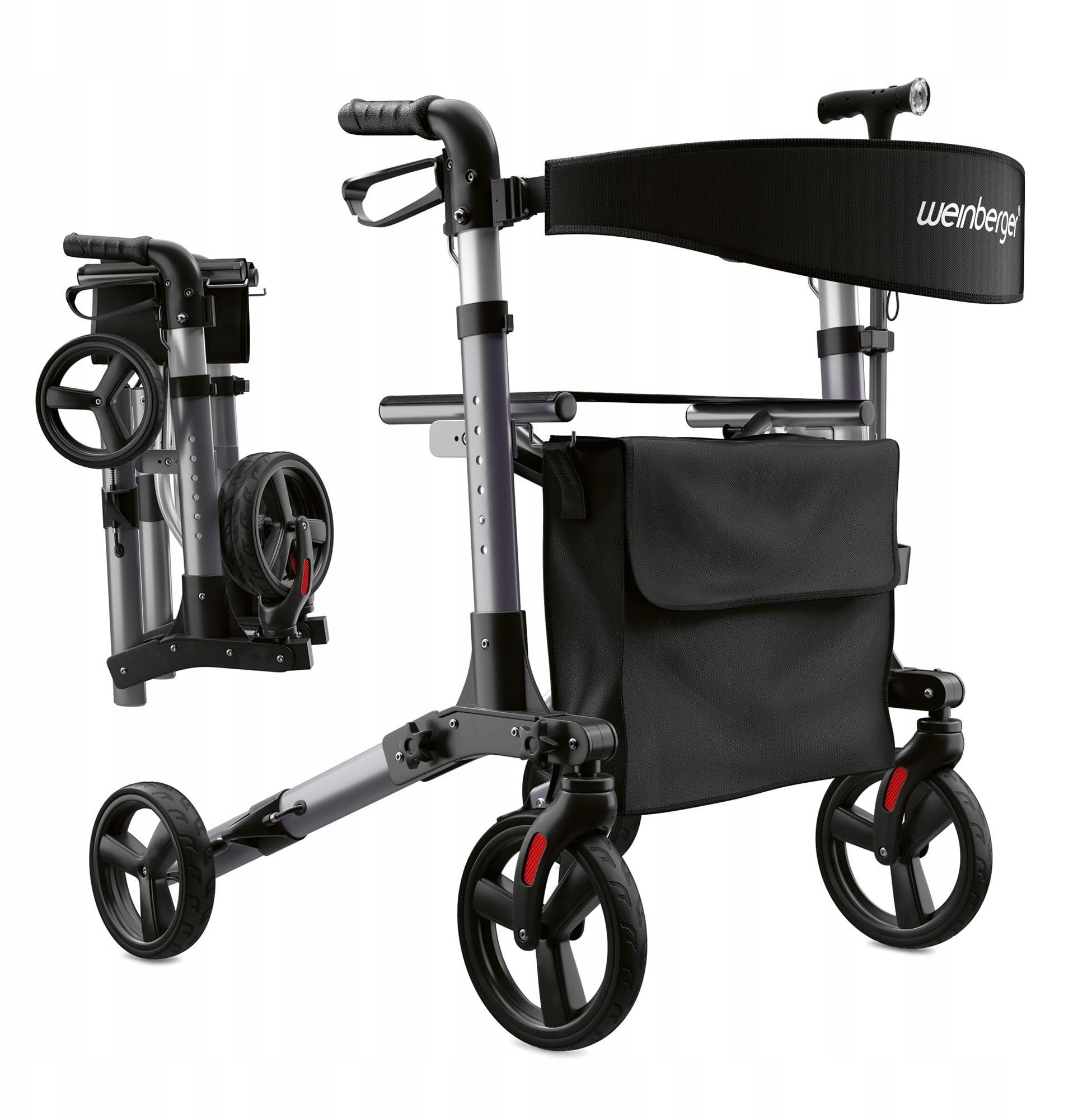 Sturm & Drang Weinberger Aluminium-Rollator 3-fach