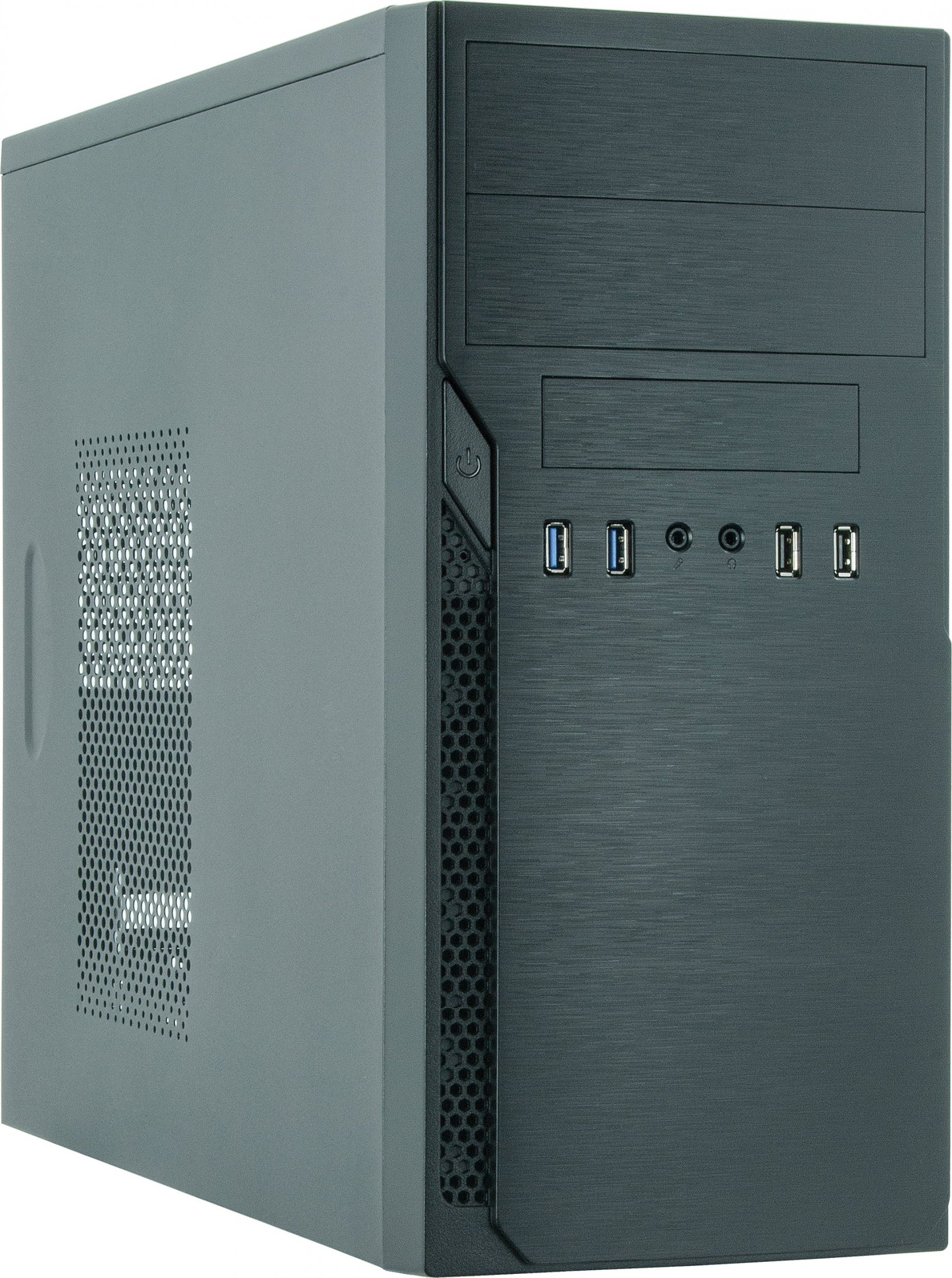 Case|CHIEFTEC|micro ATX|Black|Tower|PC|Chieftec HO-12B-OP Black|HO-12B-OP | HO-12B-OP