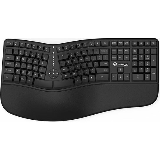 Powerton ERGO LANA Ergonomická klávesnica káblová