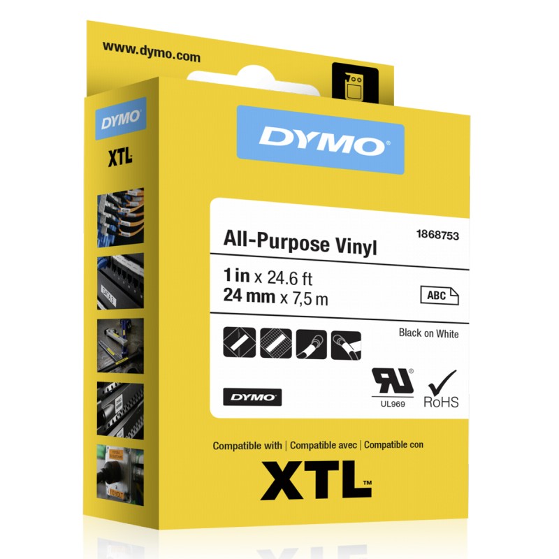 Dymo XTL All Purpose Tape Vinyl