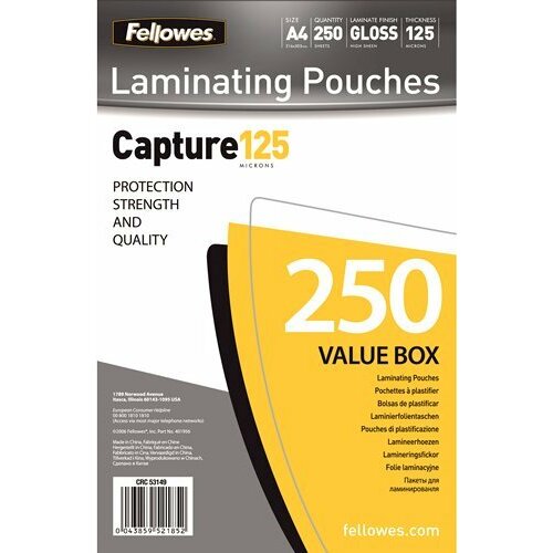 Fellowes Fellowes A4 Glossy 125 Micron