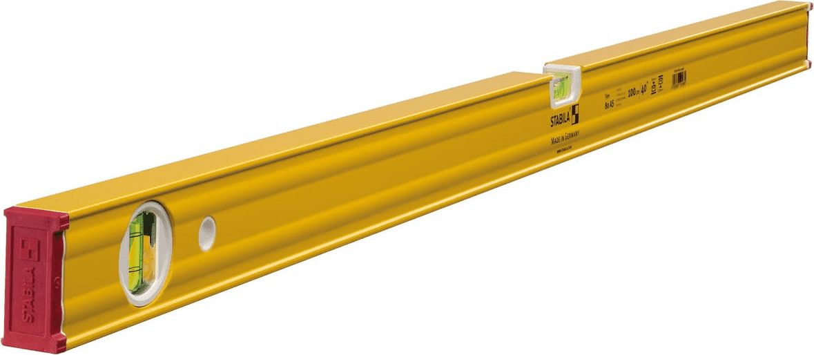 Stabila poziomica aluminiowa wzmocniona 2 libelle