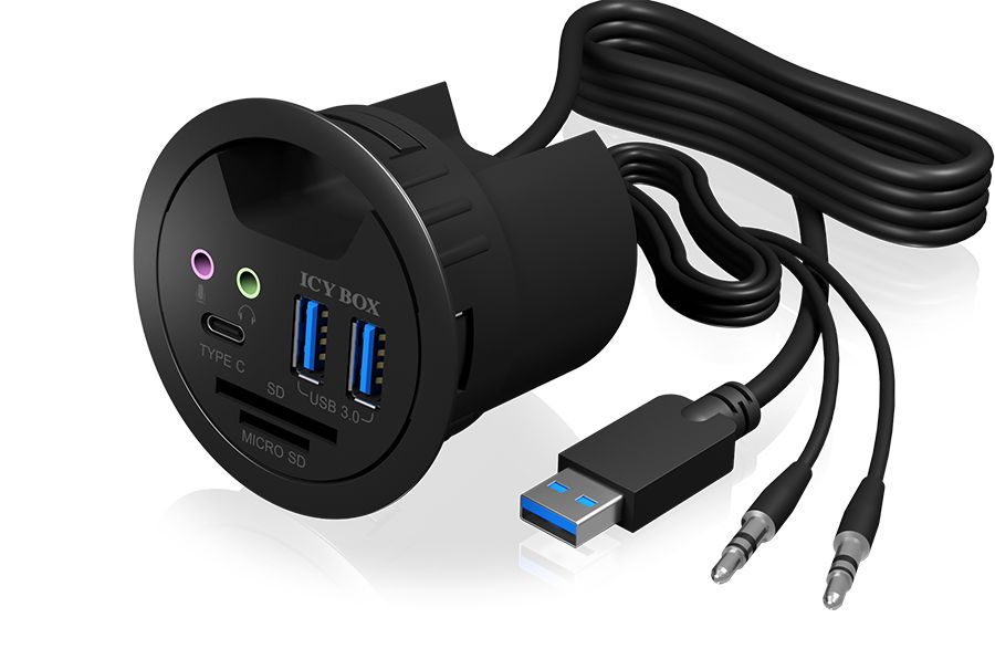 HUB USB Icy Box 1x SD