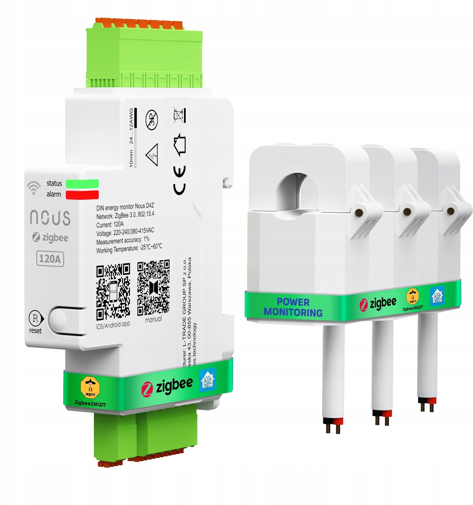 Nous NOUS D4Z Monitor energii ZigBee