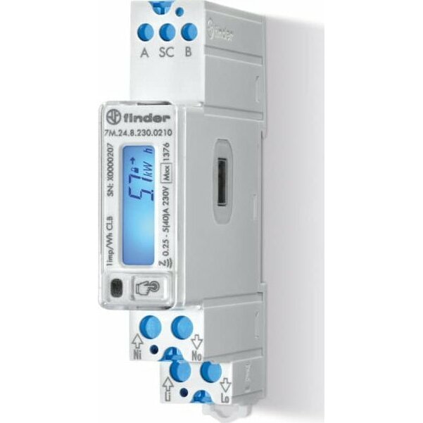 Finder Dwukierunkowy jednofazowy licznik energii MID