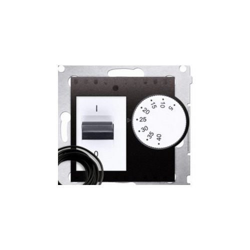 Kontakt-Simon Regulator temperatury 5-40°C IP20 antracyt