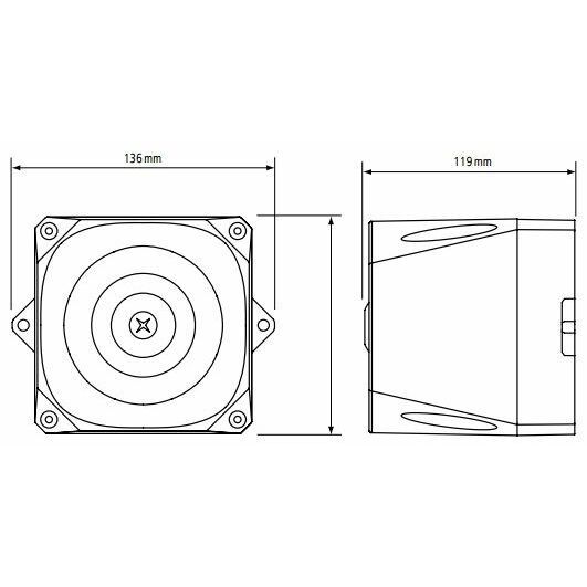 Eaton Sygnalizator akustyczny Asserta MINI 115/230V