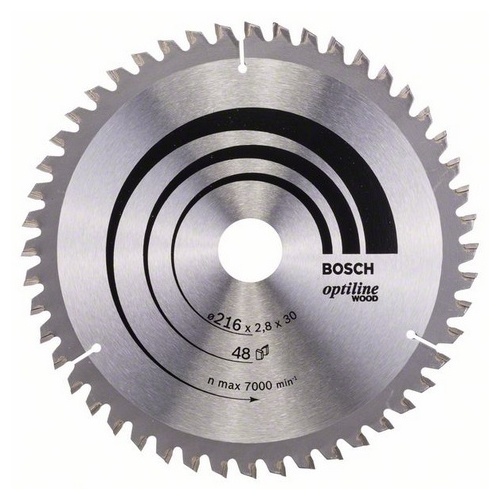 Bosch Tarcza pilarska Optiline Wood 216mm