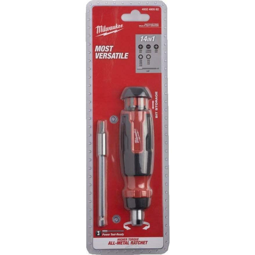 Milwaukee Screwdriver with bits 14in1 |