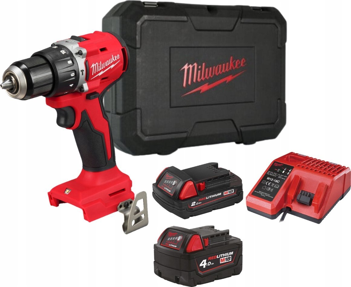 Wiertarko-wkrętarka Milwaukee BLPDRC-422C 18 V 2
