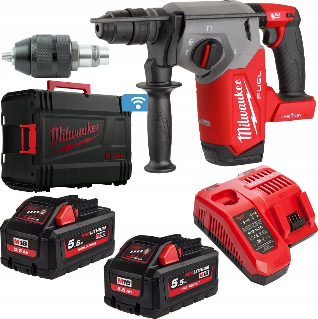 Młotowiertarka Milwaukee MILWAUKEE.BATTERY HAMMER. M18FHX-552X
