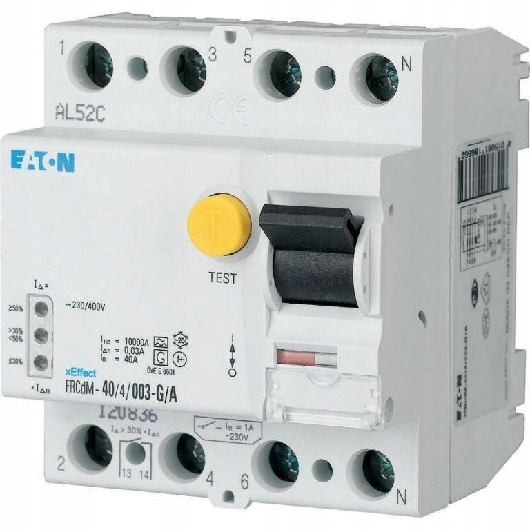 Eaton Wyłącznik różnicowoprądowy 4P 40A 0
