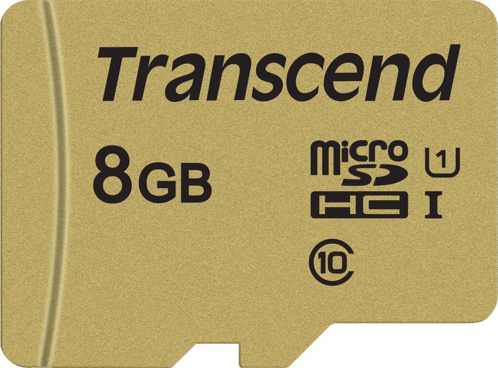 Karta Transcend 500S MicroSDHC 8 GB