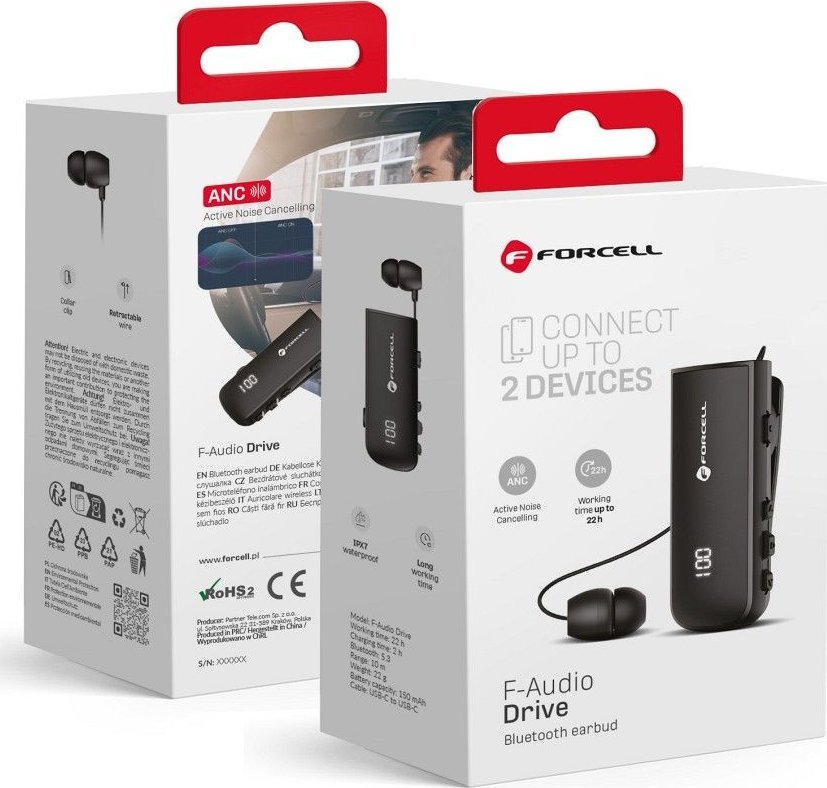 Słuchawki ForCell F-Audio Drive EarBud czarne
