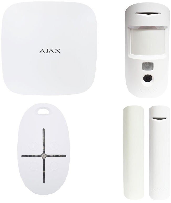 ALARM SECURITY STARTERKIT CAM/HDR WHITE 156253