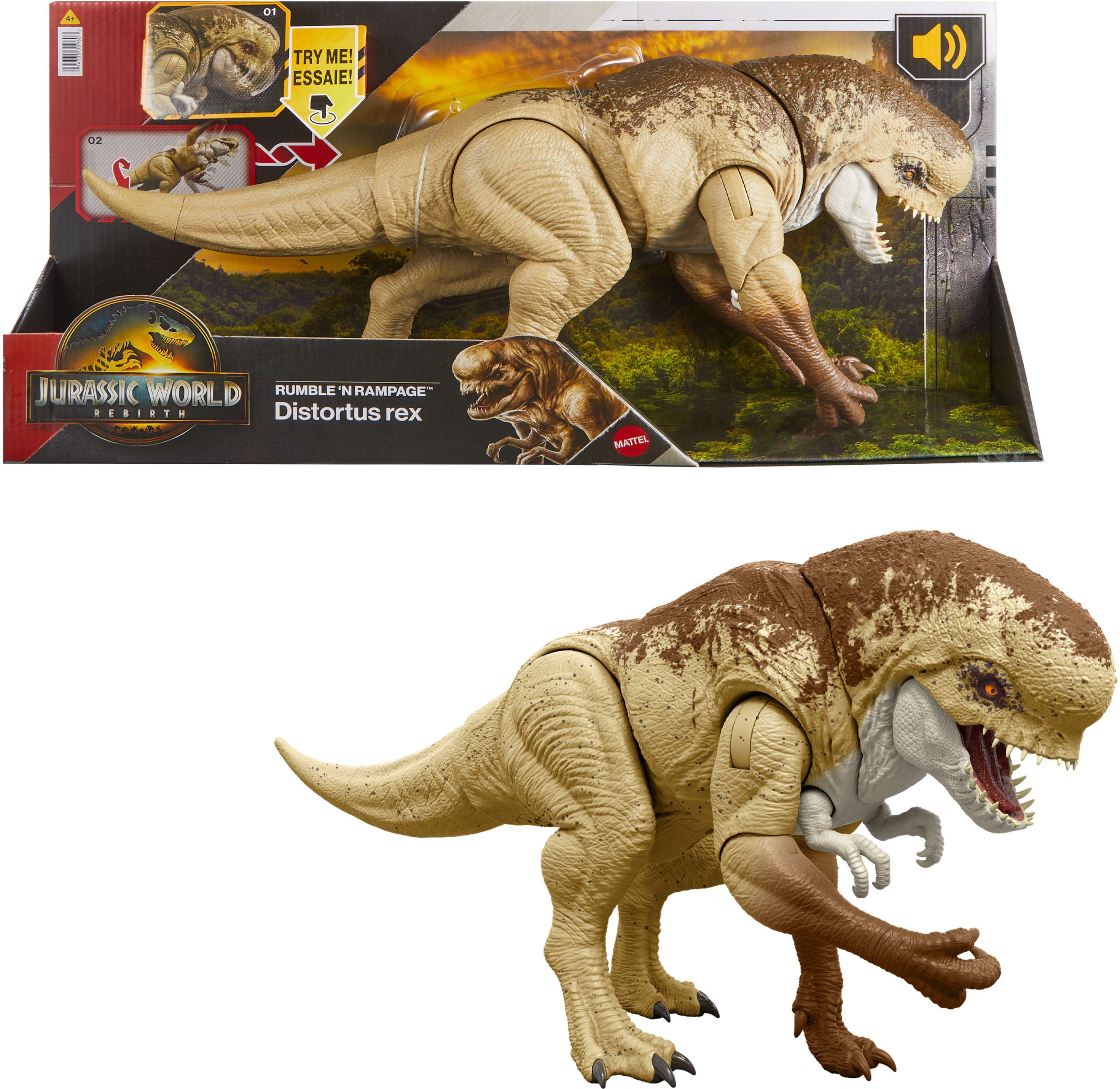 Figurka Mattel Jurassic World Rebirth Distortus