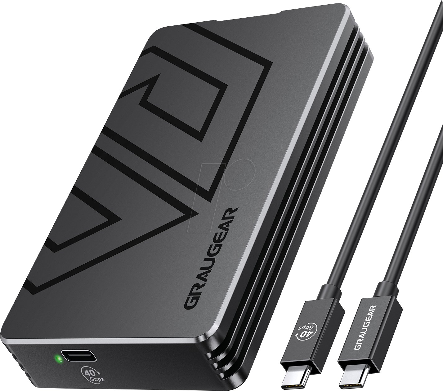 Graugear G-M2U4-40G01 SSD Enclosure, USB4, PCIe