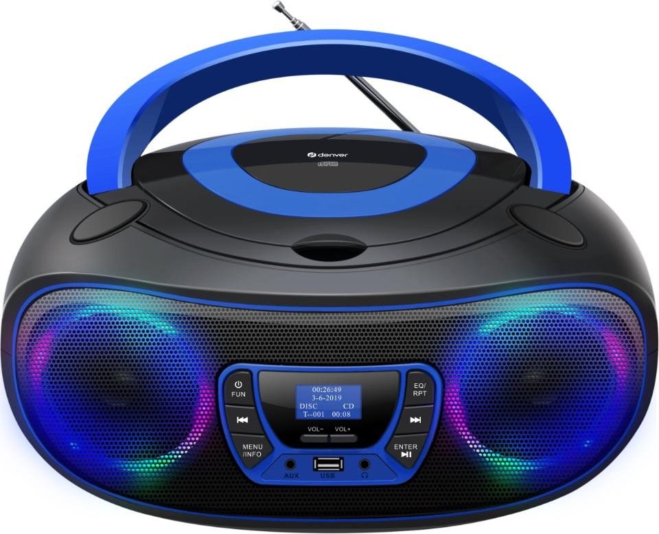 Radioodtwarzacz Denver TDB-212 DAB+ Boombox FM/BT/USB/CD/AUX
