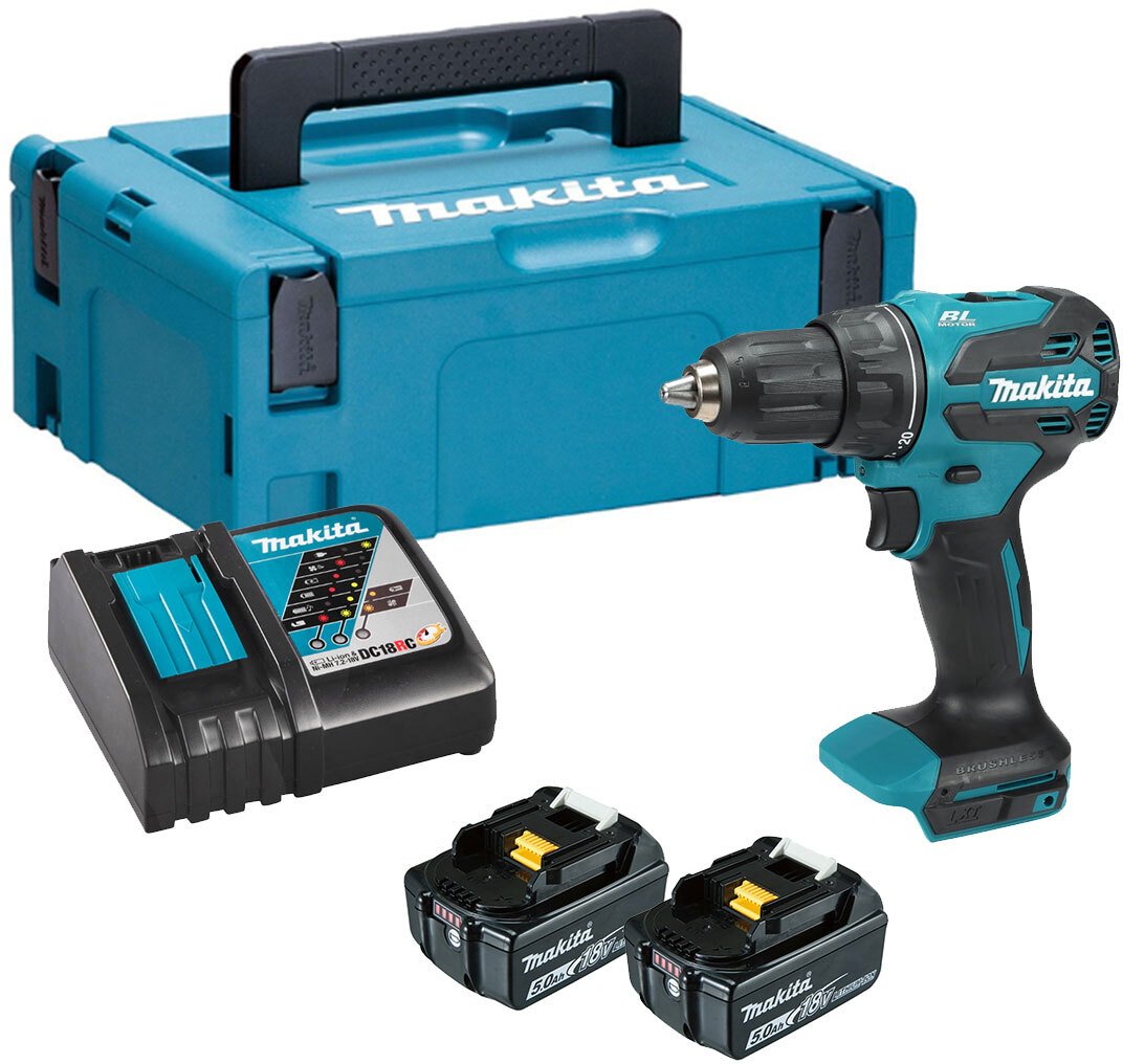 Wiertarko-wkrętarka Makita DHP490RTJ 18 V 2