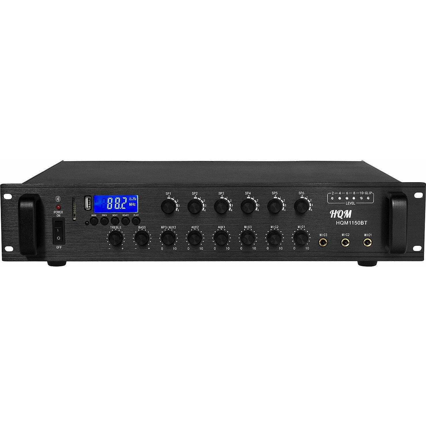 Wieża HQM WZMACNIACZ HQM1150BT RADIO FM/MP3
