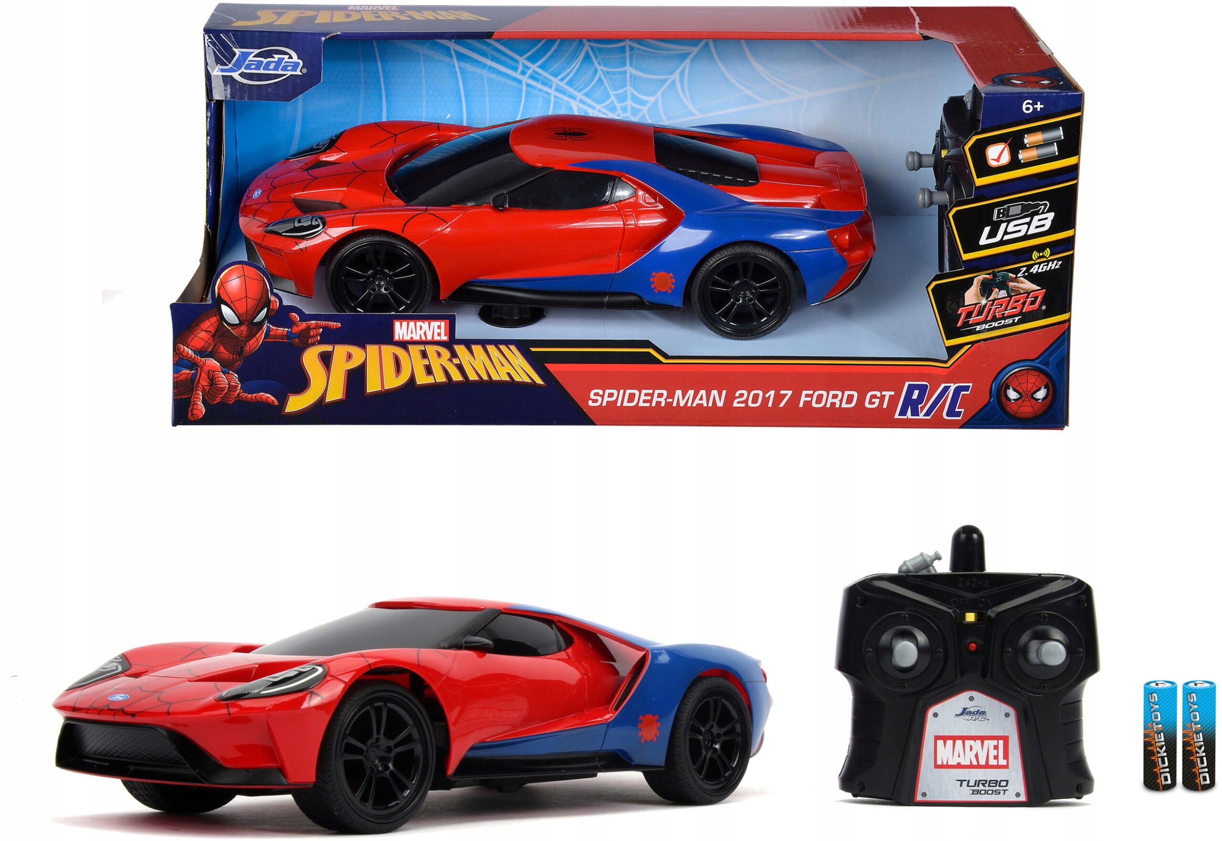 Simba JADA RC Spiderman Ford GT