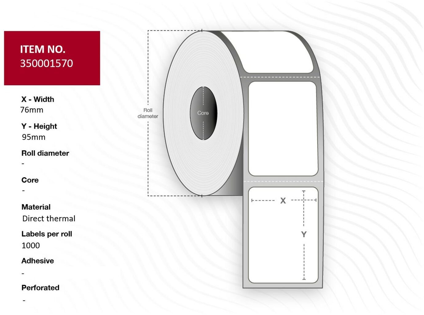 Capture Label 76x95 - Core 25
