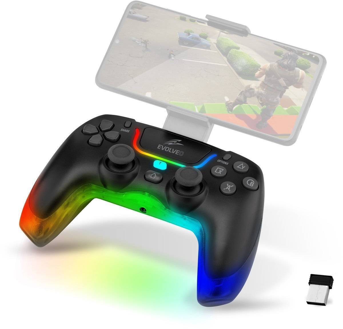 EVOLVEO Ptero2, bezdrátový & drátový gamepad