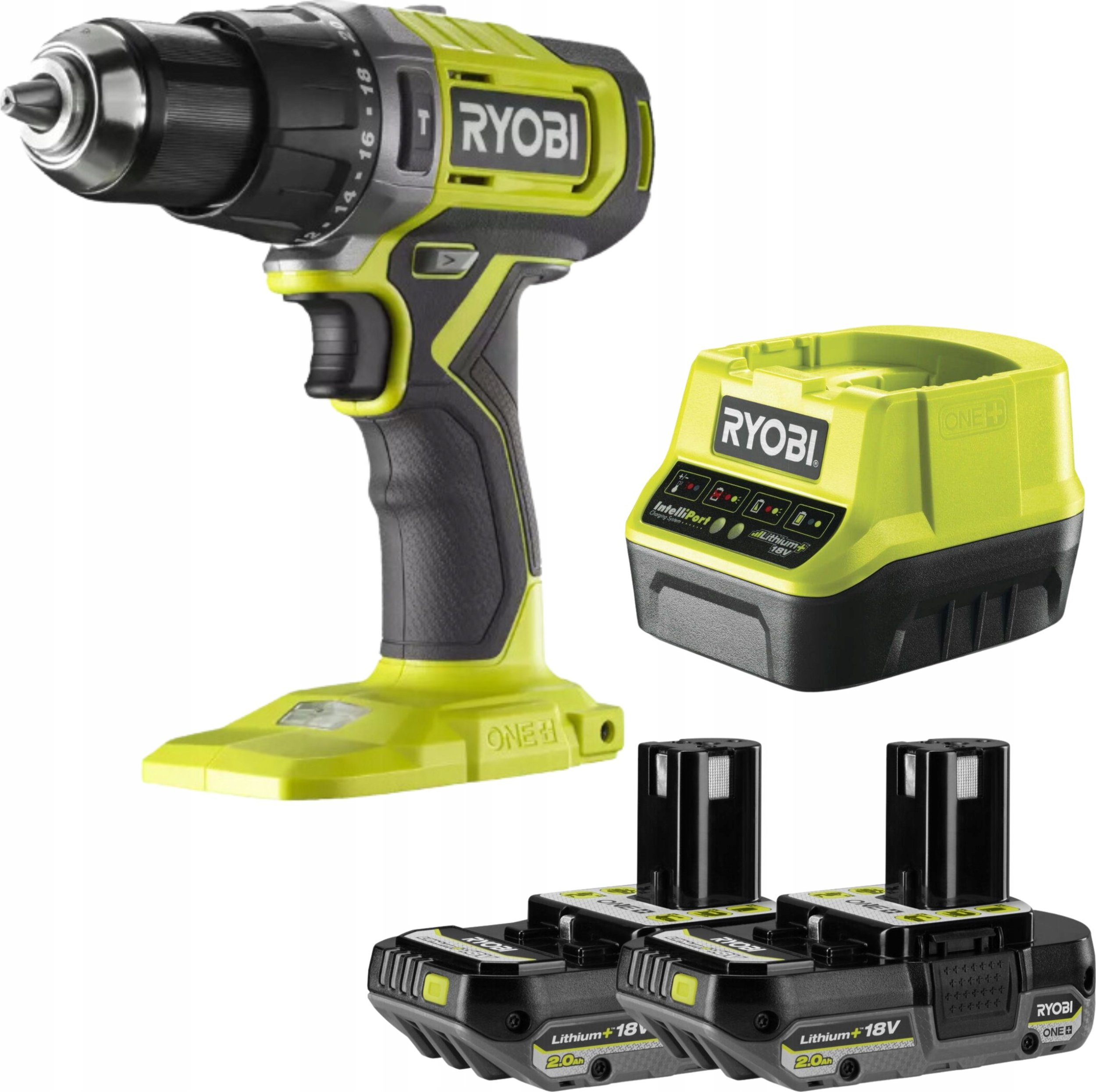 Wiertarko-wkrętarka Ryobi RPD18BL-2C20S 18 V 2
