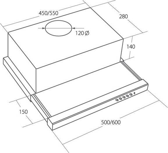 Akpo WK-7 Light 50 cooker hood