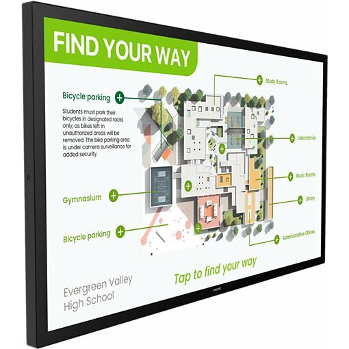 55" D-LED Philips 55BDL3751T-UHD, 450 cd/m²