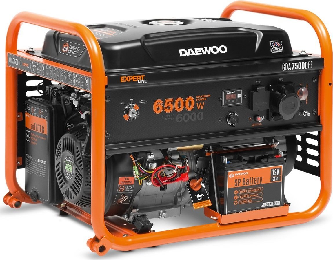 Agregat Daewoo GDA 7500DPE-3 DUAL POWER