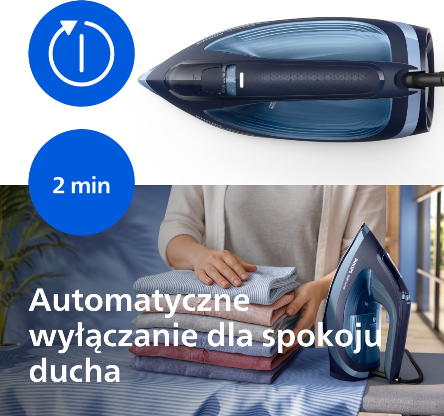 Philips 6000 series DST6120/20 iron Steam