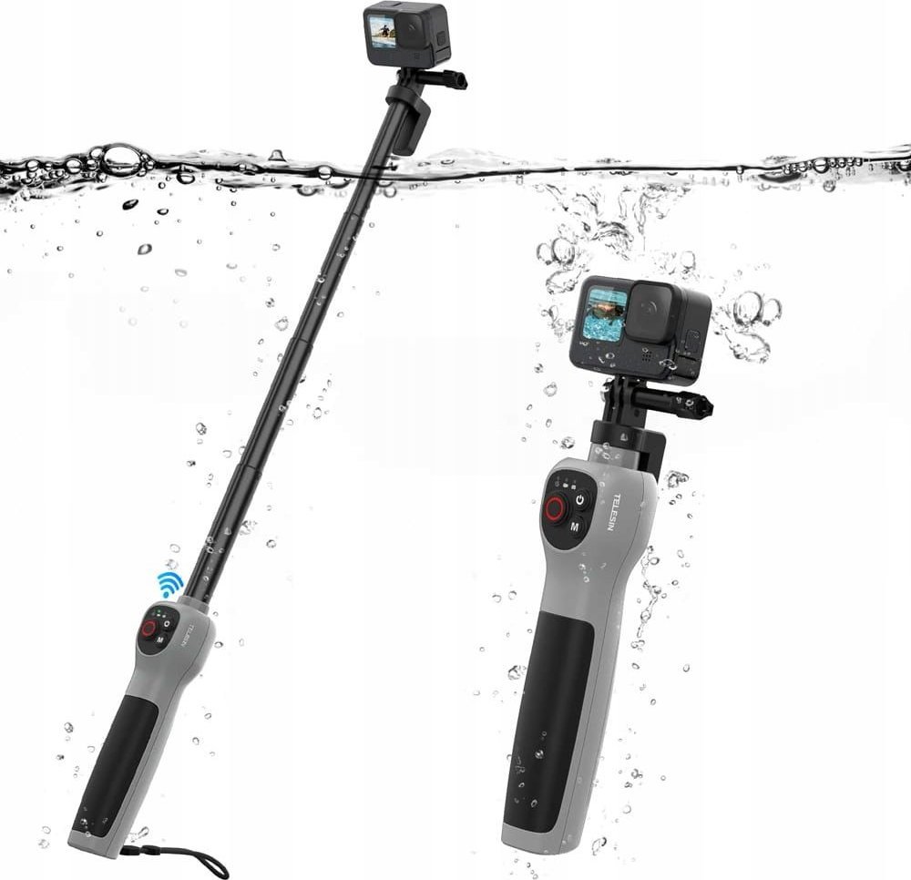 TELESIN waterproof selfie holder for GoPro