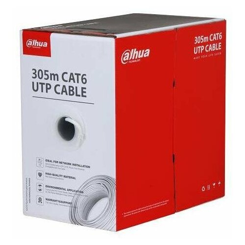 CABLE CAT6 UTP 305M CCA WHITE/PFM922I-6UN-C-WHITE