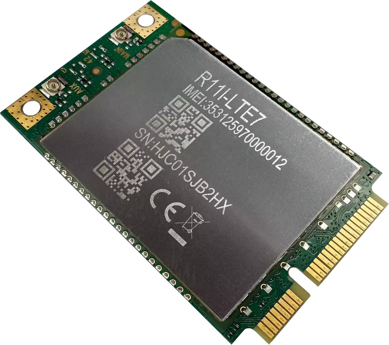 MikroTik R11e-LTE7, miniPCIe CAT7 LTE karta