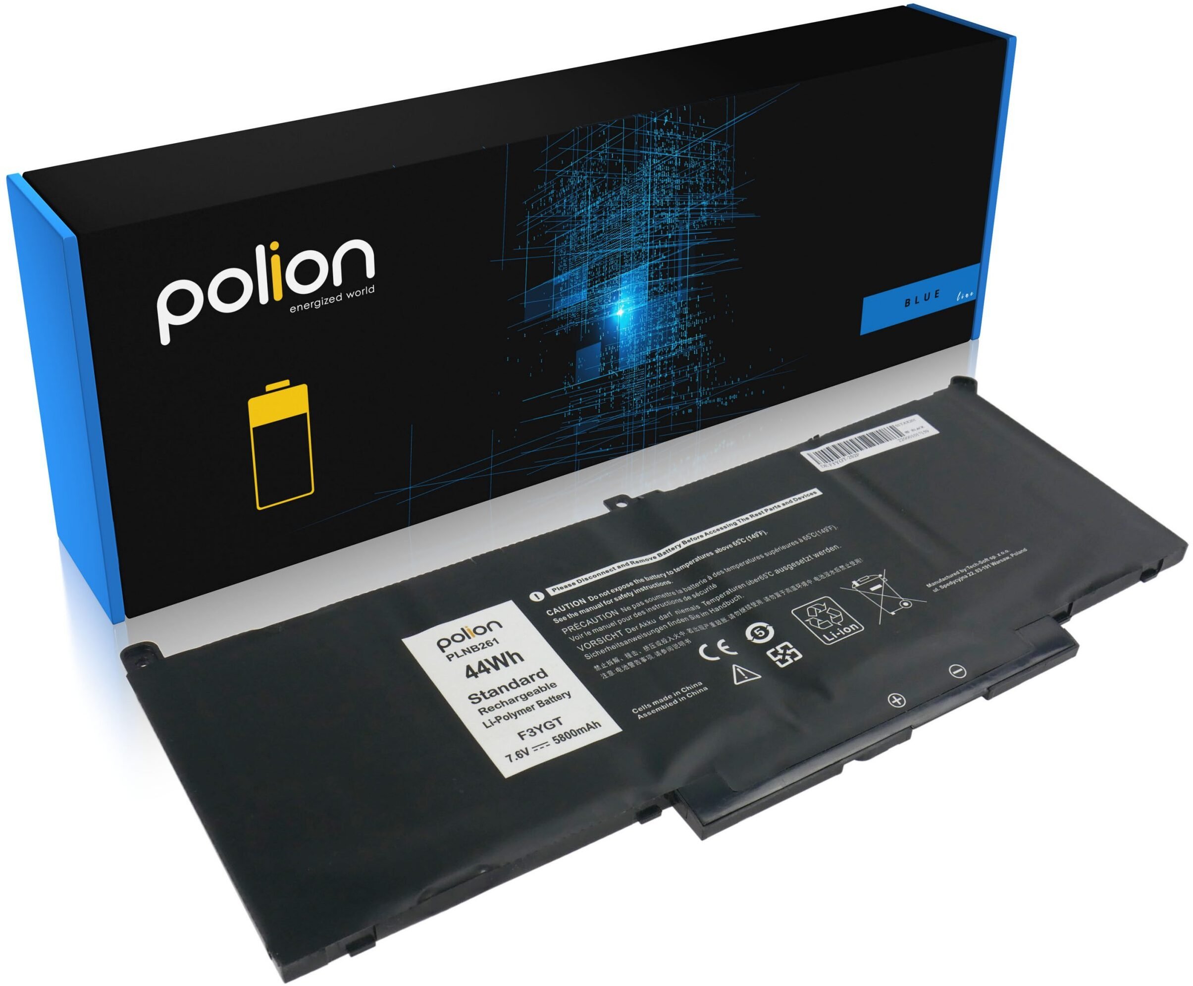 Bateria Polion Bateria do laptopa DELL
