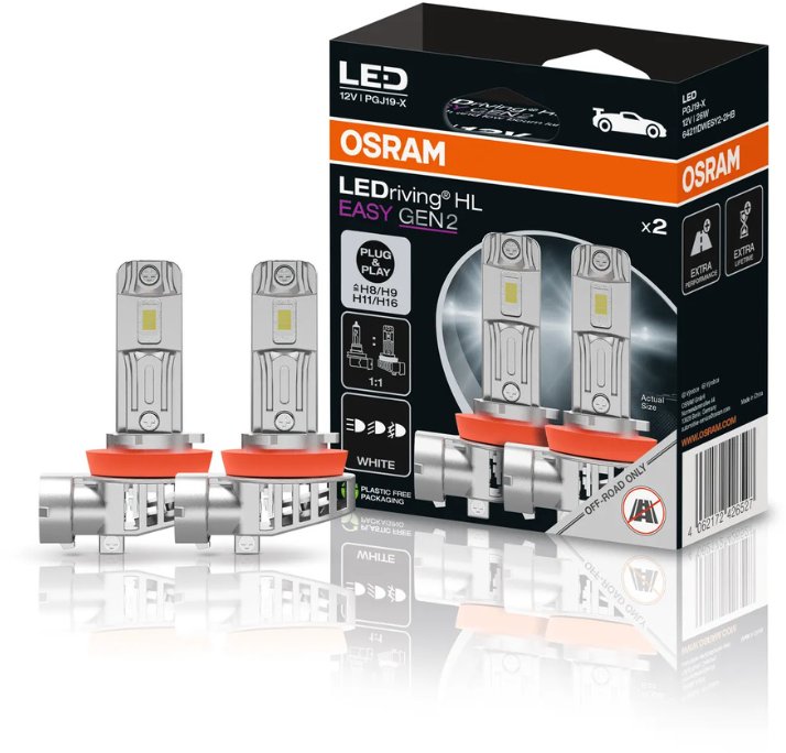 LED spuldze ≜ H8, H9, H11