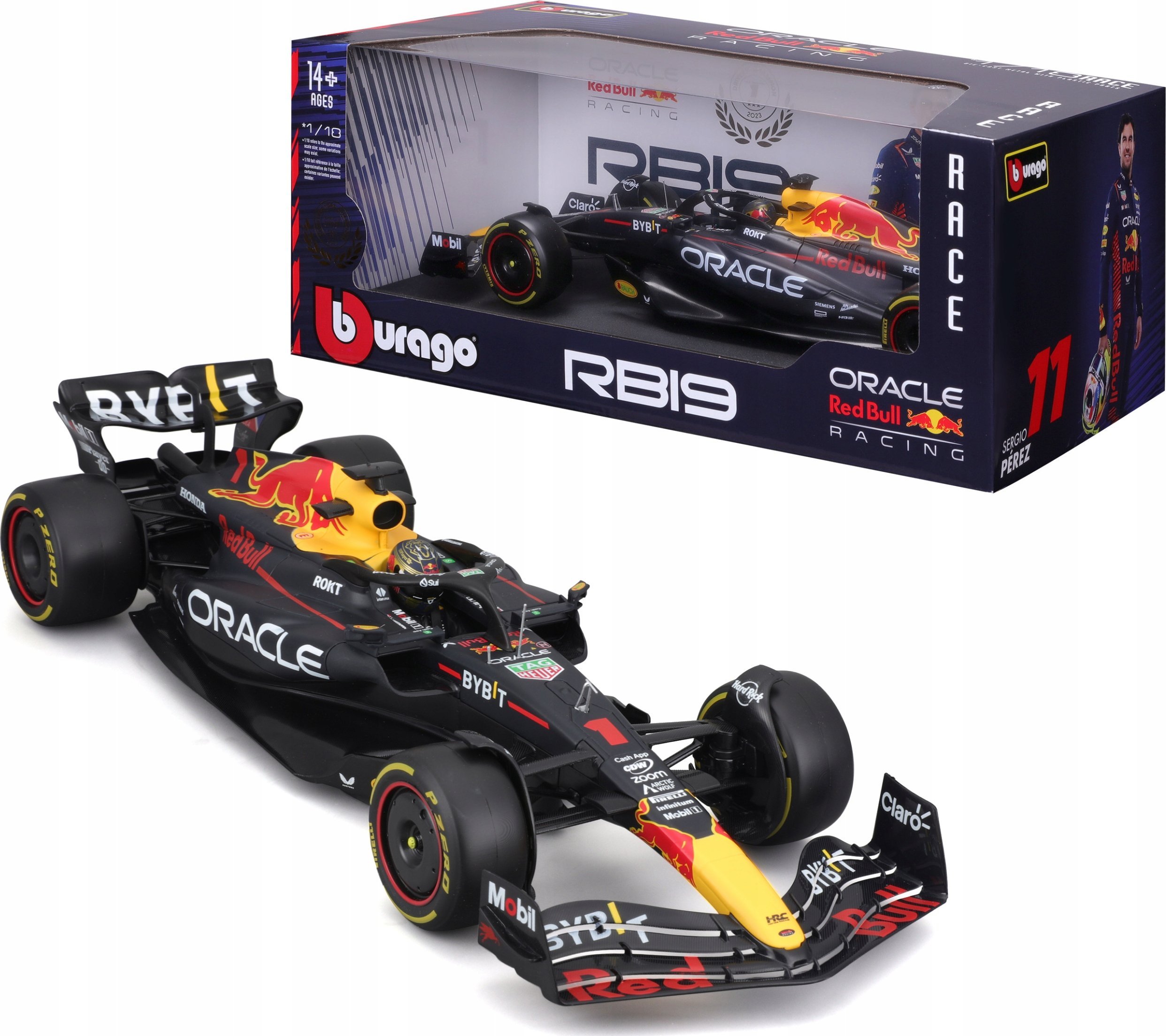 Bburago Formul F1 Oracle Red Bull