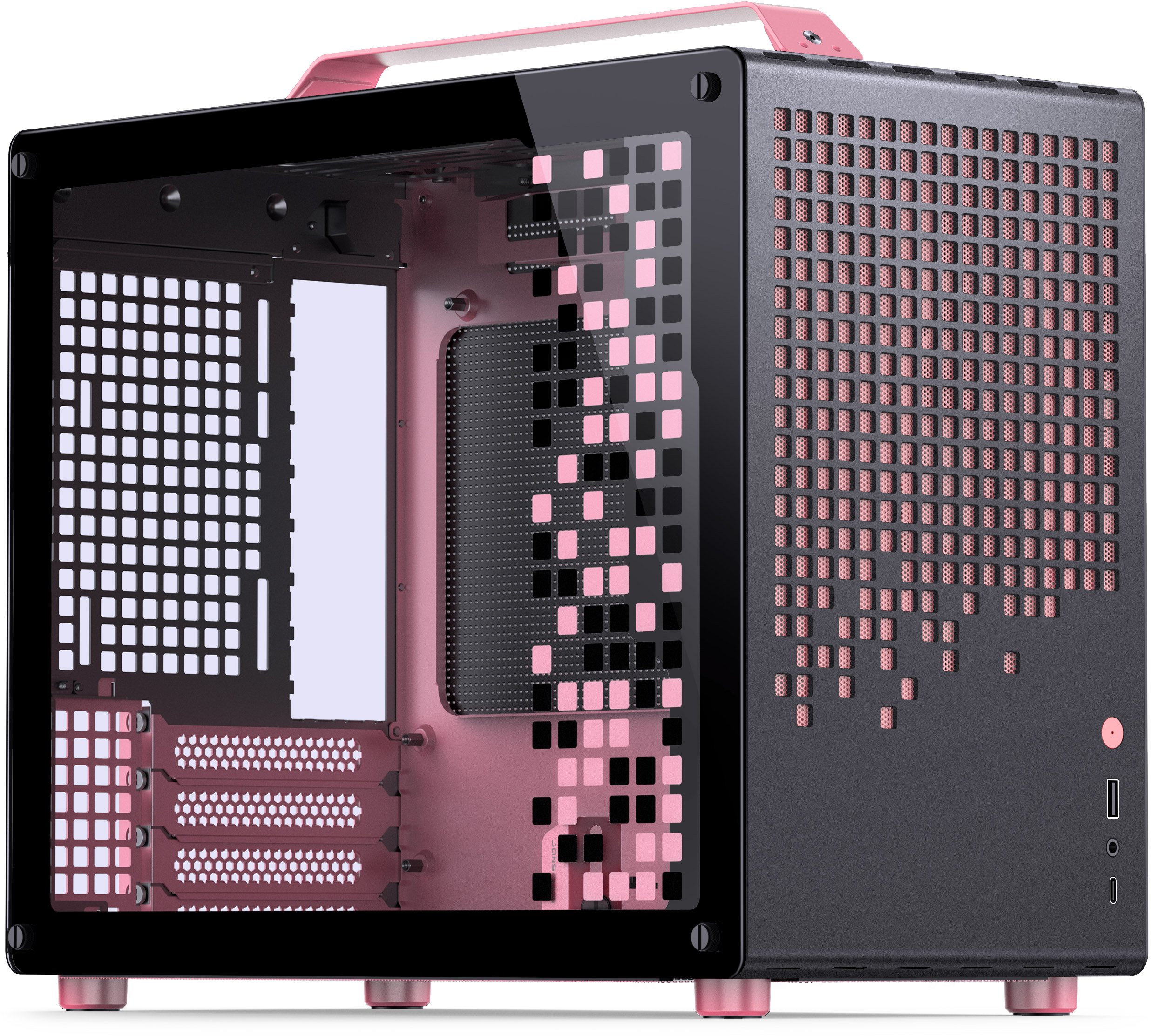 Jonsplus Z20 Micro-ATX case, with carrying