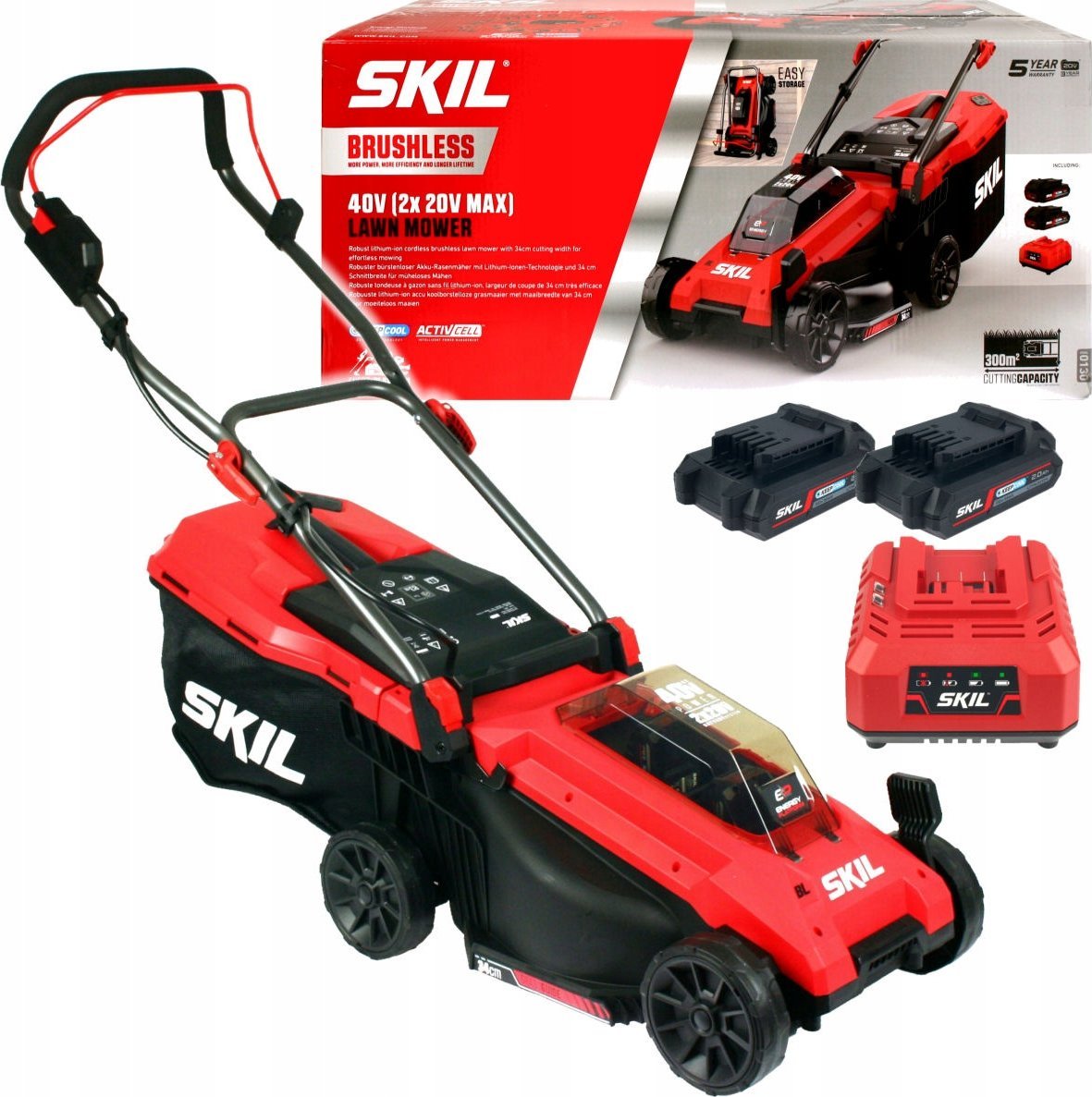 Akumuliatorinė vejapjovė Skil GM1E0130BA | GM1E0130BA