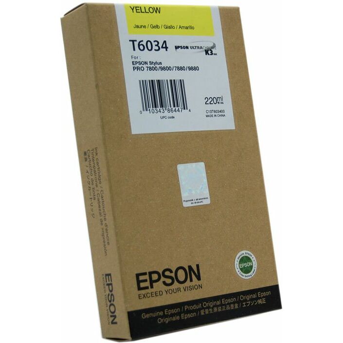 Epson T603 Žltá 220 ml |