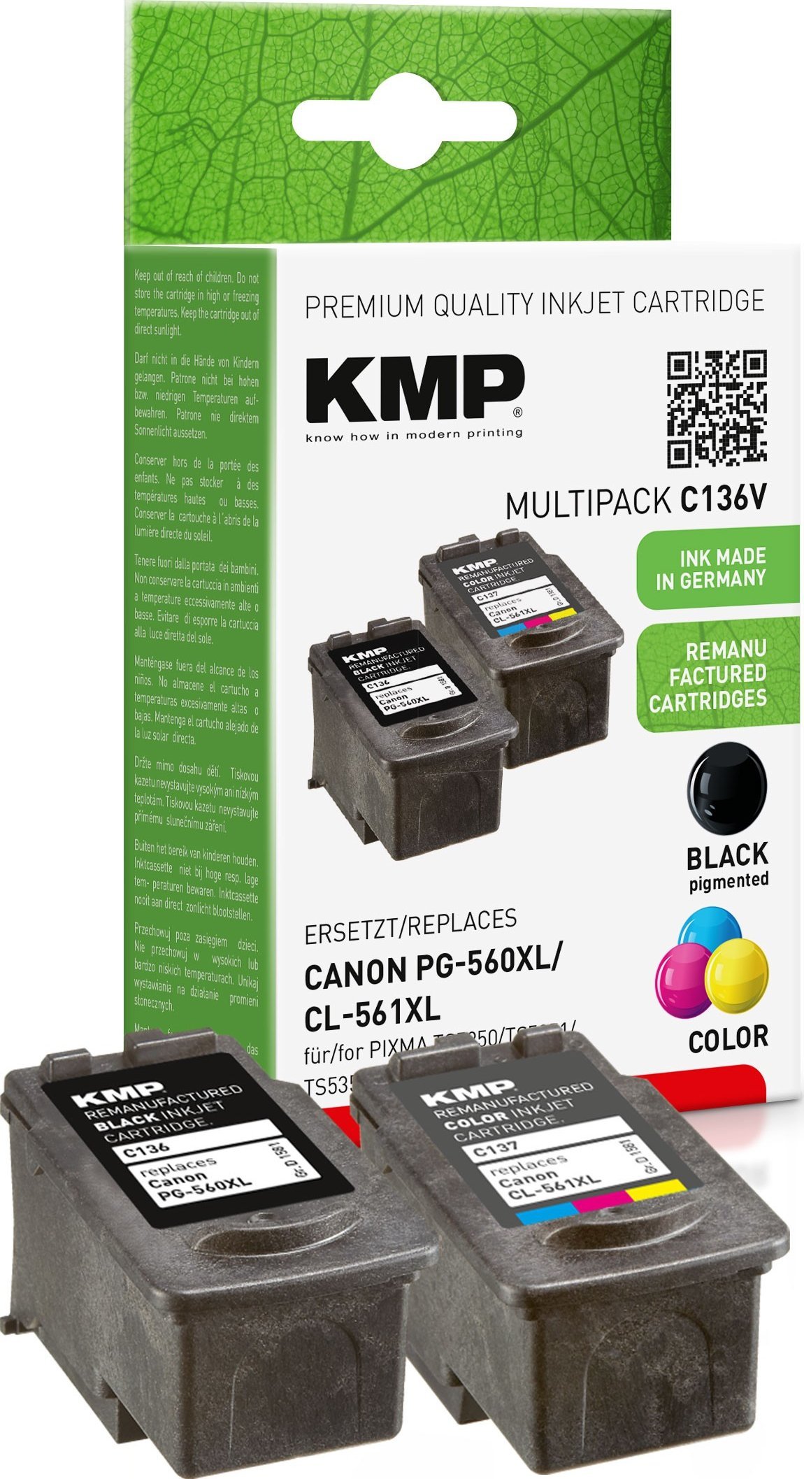 Tusz KMP KMP C136V Promo Pack
