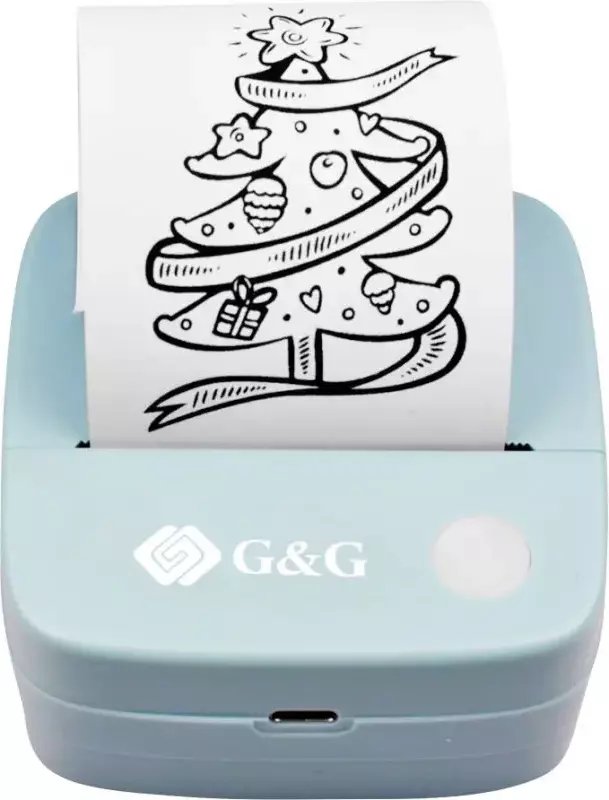 Drukarka etykiet G&G Mini Thermodrucker GA-SD001BL