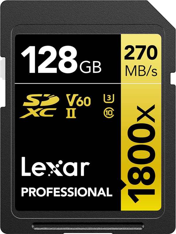 Lexar memory card SDXC 128GB Professional