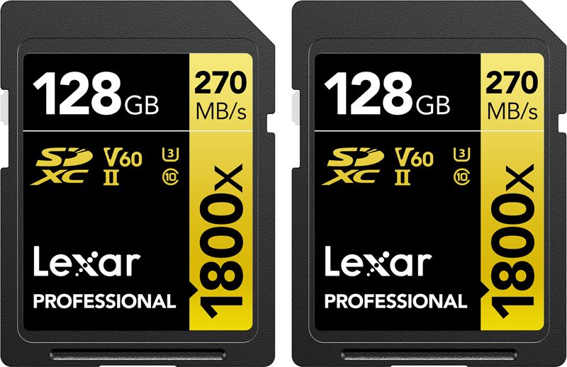 Lexar SDXC 128GB Professional 1800x UHS-II