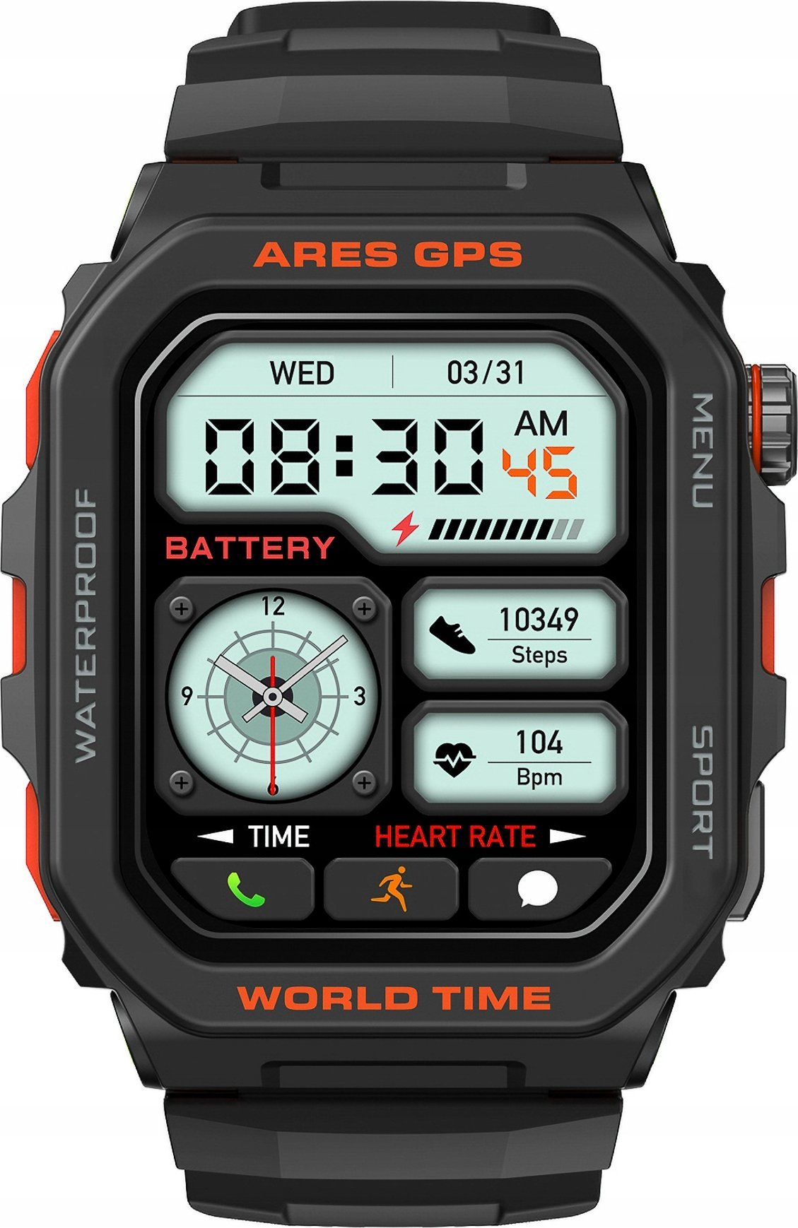 Zeblaze Ares GPS smartwatch (black) |