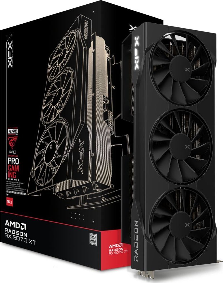 Graphics card. XFX Swift RX 9070XT